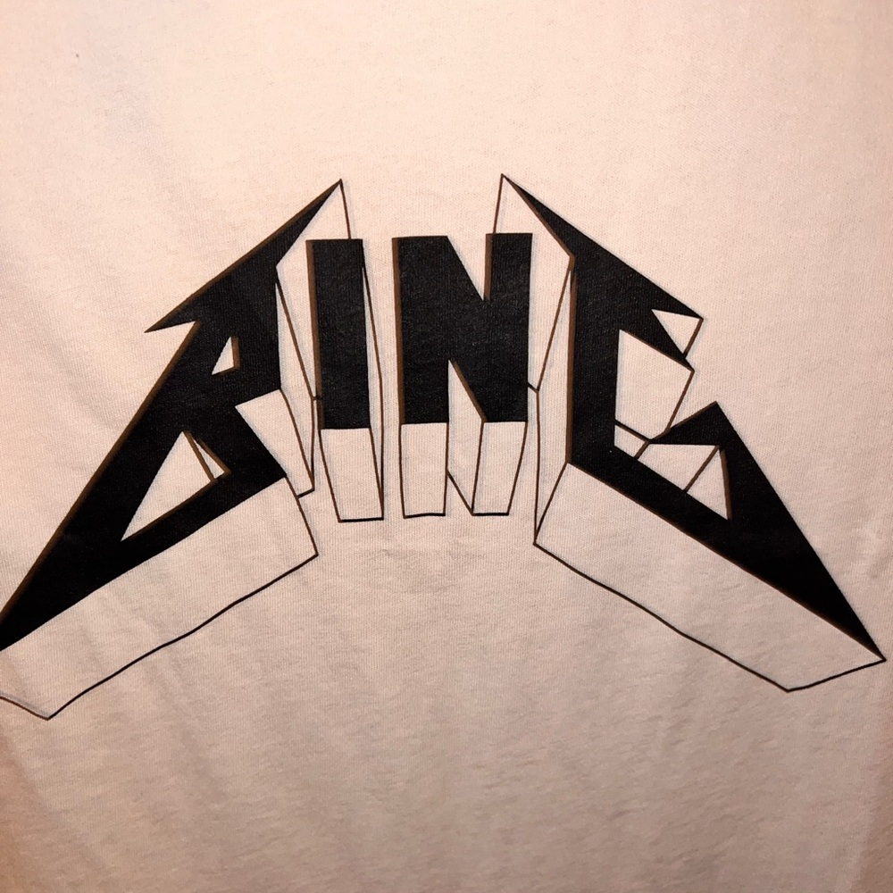 NWT Anine Bing Lennon Tee Bing  Stone size L